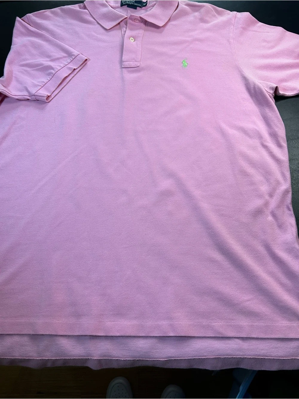 Ralph Lauren Light Pink Polo with Green Pony